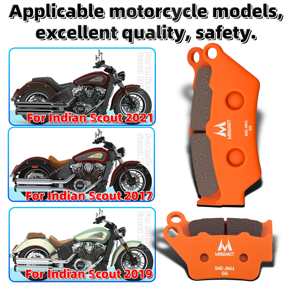 Brake Pad Set - MRRANGT Keramische remblokken geschikt voor Indian