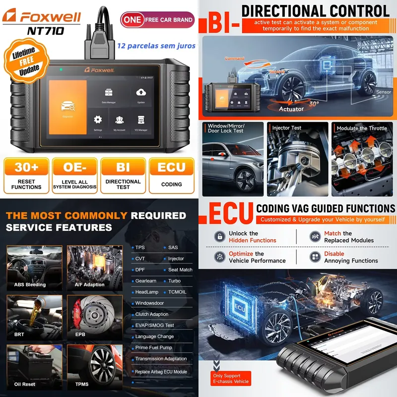 FOXWELL NT710 OBD2 Auto Diagno - Car Diagnostic Tool recensie en prijs